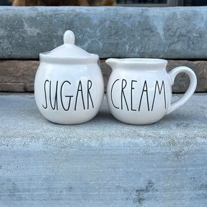 Rae dunn cream and sugar set